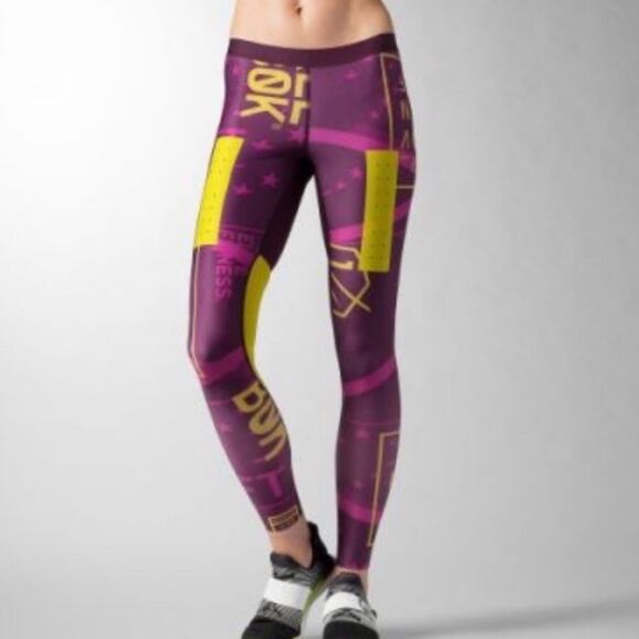 NWT Reebok CrossFit compression tight - Picture 1 of 8